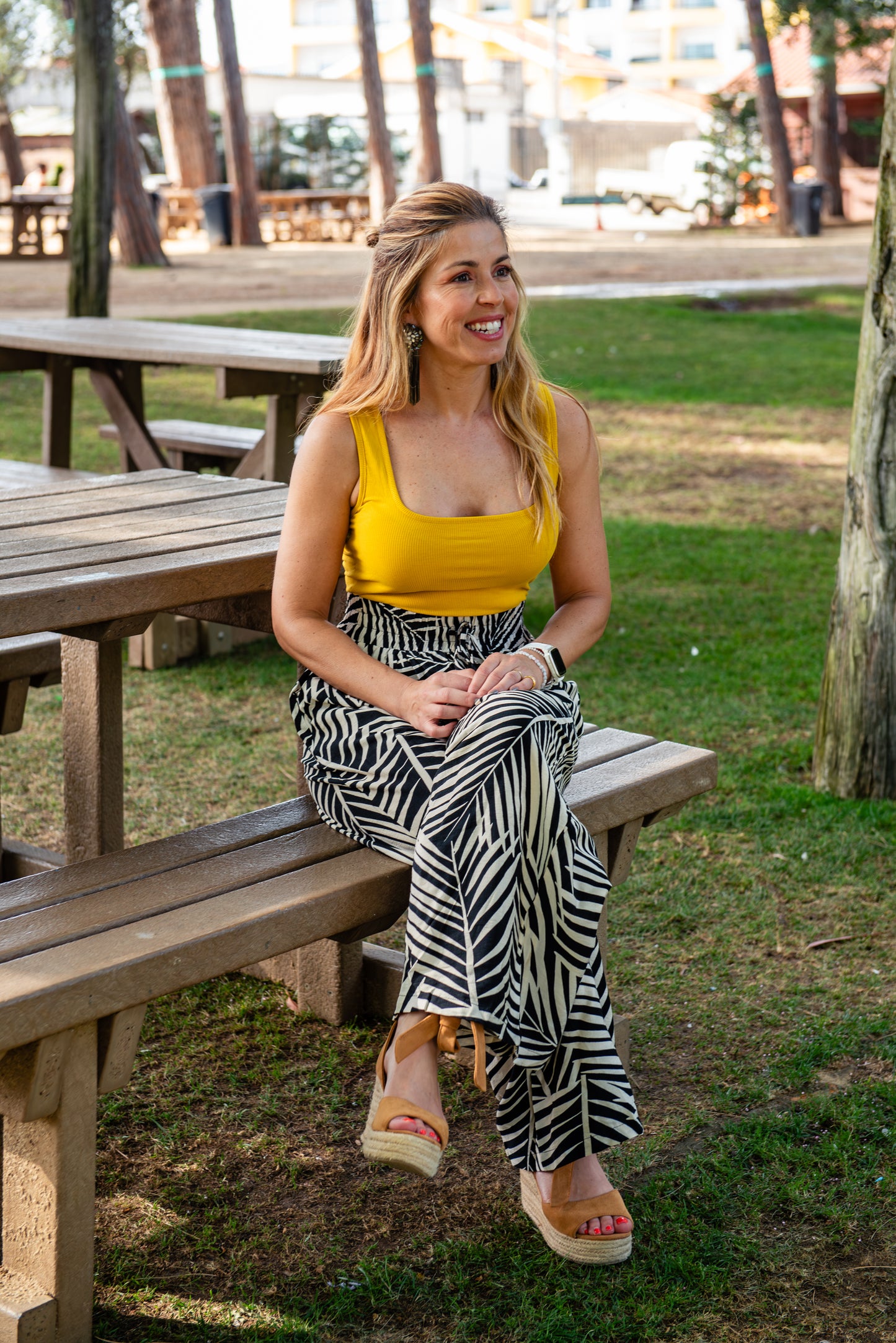 Calças "CAPICUA" em preto