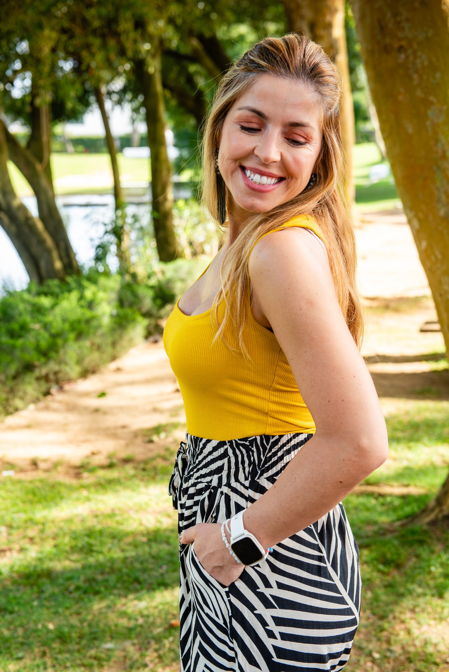 Calças "CAPICUA" em preto