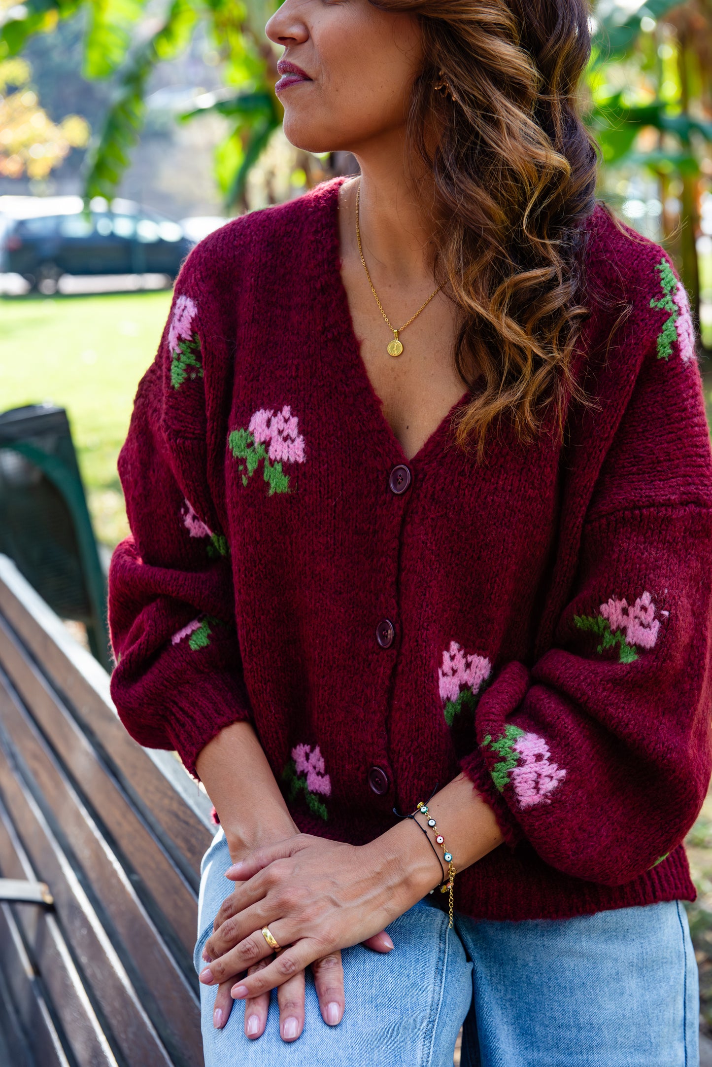 Cardigan Flores