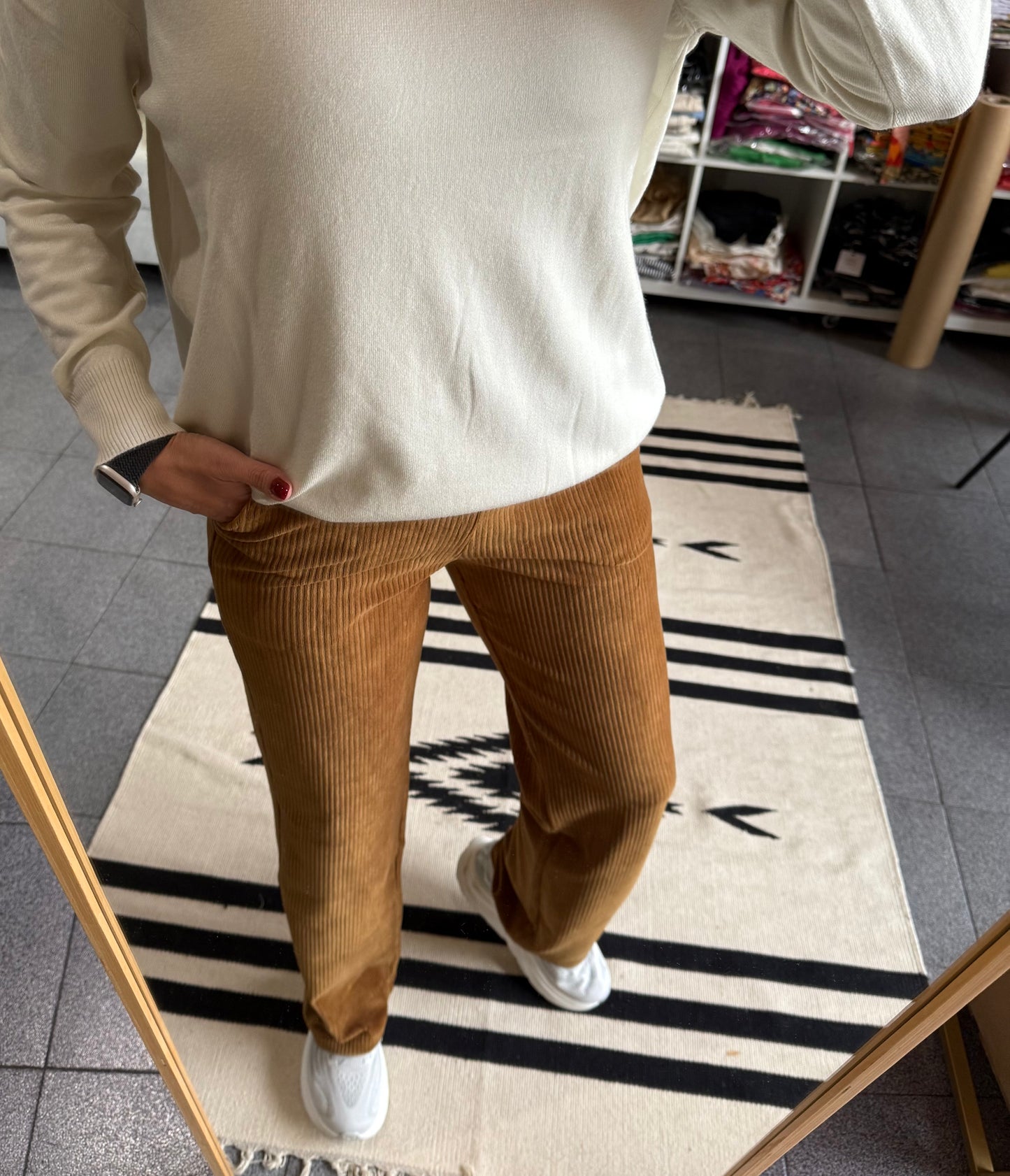 Calças de bombazina - 40% OFF